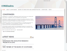 Tablet Screenshot of cowifonden.com